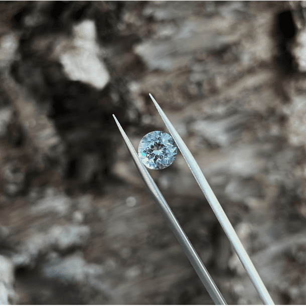 Par de Topacios Suizo-1.95ct-6mm-c/redondo 