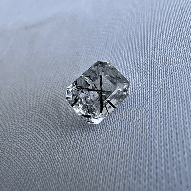 Cuarzo Rutilado Negro-3.15ct-10x8mm 