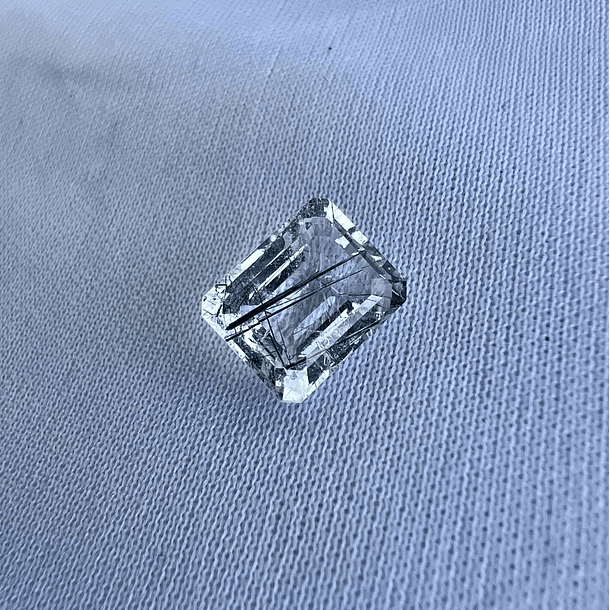 Cuarzo Rutilado Negro-3.65ct-10x8mm 