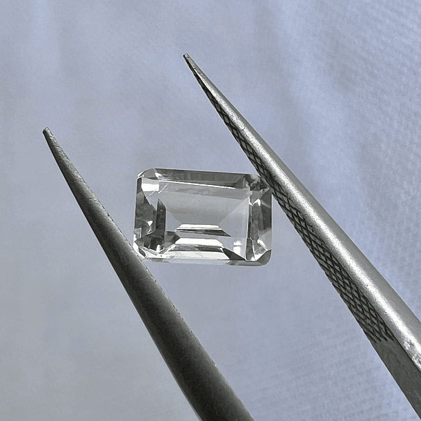 Par de amatistas verde corte esmeralda de 1.10ct 5.8x3.8mm 