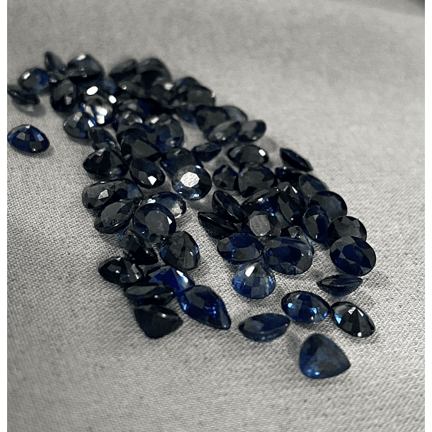 Zafiro Azul-de 0.600ct a 0.420ct-de 5.8x3.8 a 5x4mm 