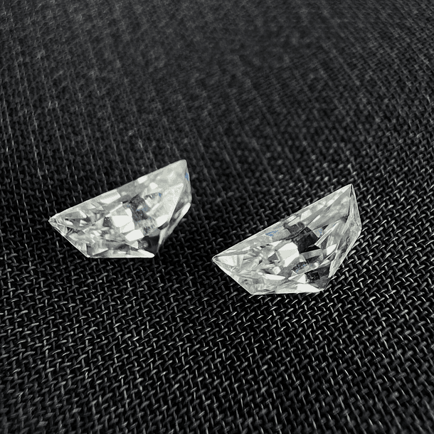 Par de Moissanitas-0.50ct-6x3x2.3mm 