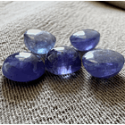 Par de Tanzanitas-6.86ct-10.3mm-c/redondo-alta 2