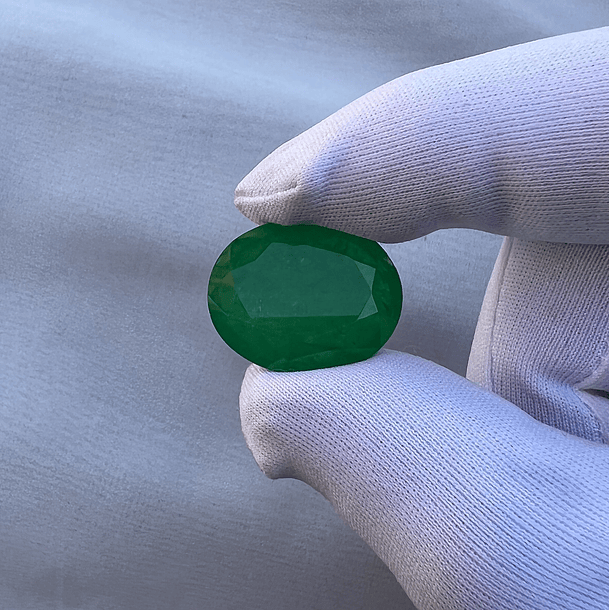 Cuarzo verde con doblete-23.90ct-22.6x18.3mm 