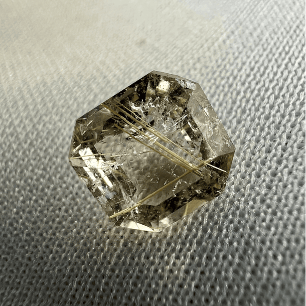Cuarzo Rutilado Dorado-1.85ct-7x7mm 
