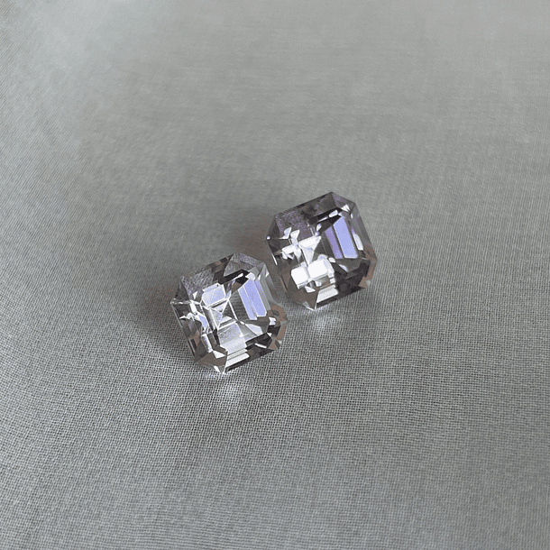 Par De Amatista Rosa De Francia-9.880ct-10x10x7.8mm 