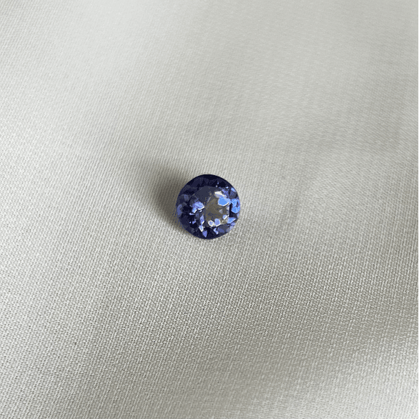 Tanzanita certificada GIA-1.320ct-6.5x6.5x4mm 