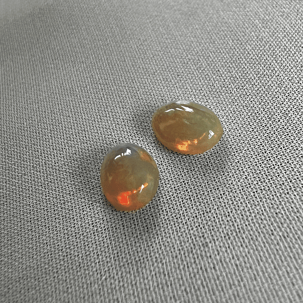 Par De Ópalo-0.930ct-6.7x4.7mm 