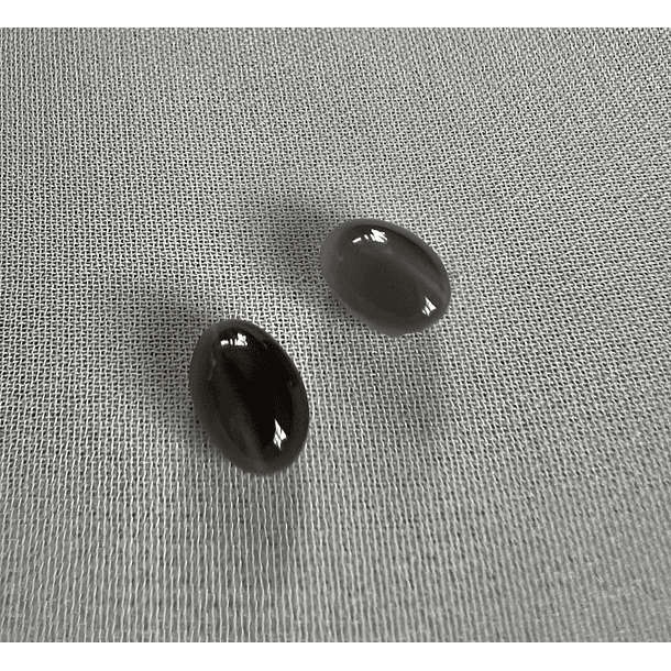Par Ojo De Gato-1.35ct-7x4.8mm 