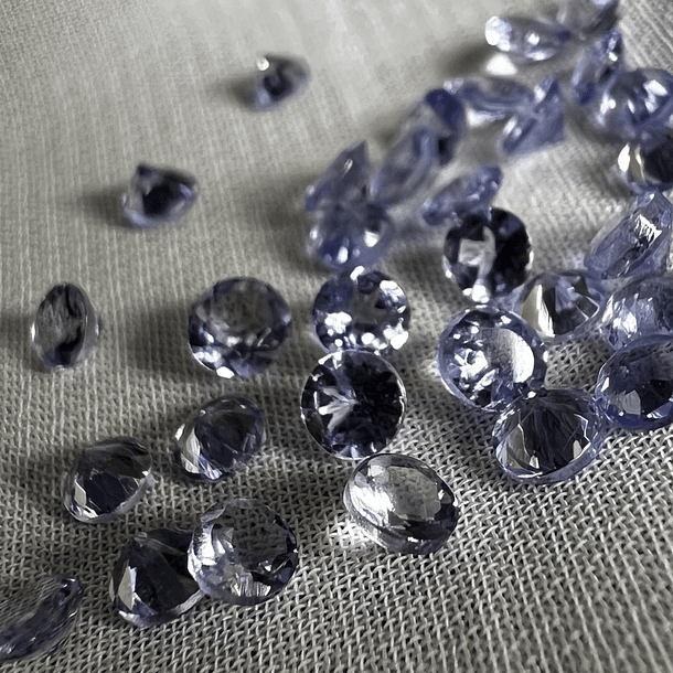 Lote de 6 Tanzanitas-0.115ct-3mm 