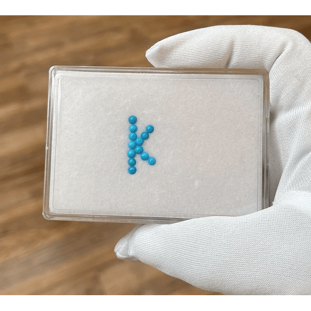 Lote de Turquesas redondas 