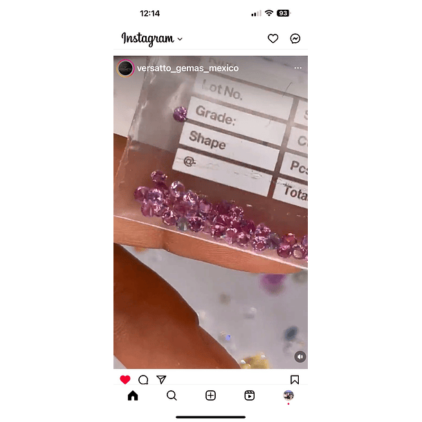 Lote de 37  Zafiros rosas 