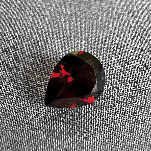 Par de Granate rojo-1.250ct-7.8x5.9mm 