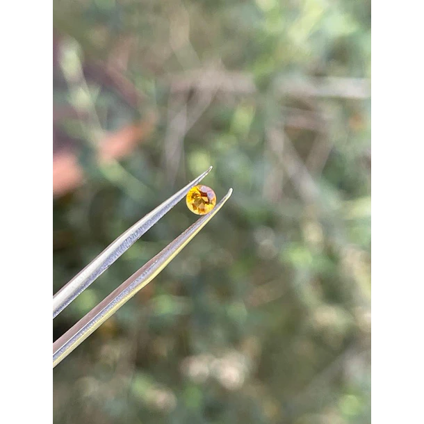 Citrino redondo-0.25ct-4mm