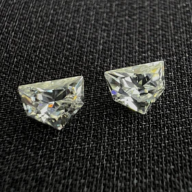 Par de Moissanitas-0.50ct-5x4x2.7mm