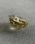 Moissanita amarilla-1.28ct-6x6mm