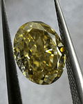 Moissanita amarilla-2.19ct-9x7mm