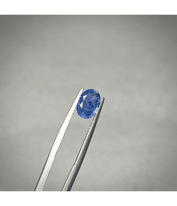 Zafiro azul de Sri Lanka-1.570ct-8.1x6.5x3.1mm