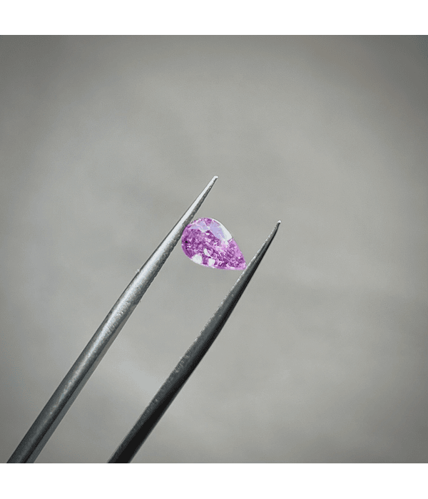 Zafiro rosa de Sri Lanka-1.020ct-7.4x4.7x3.7mm