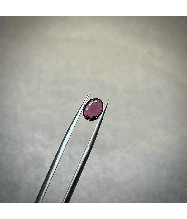 Zafiro rosa de Sri Lanka-0.930ct-7.4x5.7x2mm