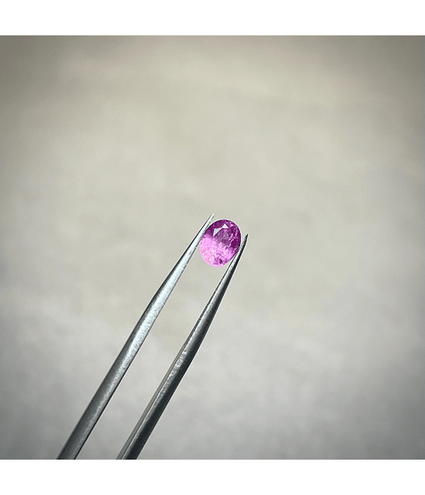 Zafiro rosa de Sri Lanka-0.785ct-6x4.5x2.7mm
