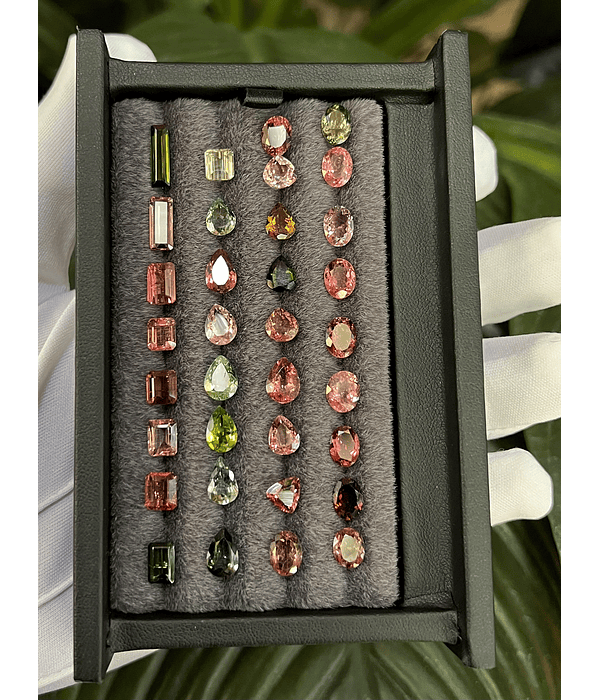 Turmalinas multicolores y multicortes en diferentes tamaños (venta por pieza)