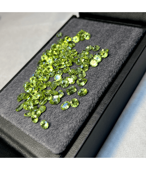 Peridotos multicortes-4.5mm-6mm