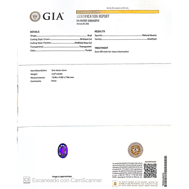 Amatista GIA-4.67ct-12.84x9.00x7.06mm 4