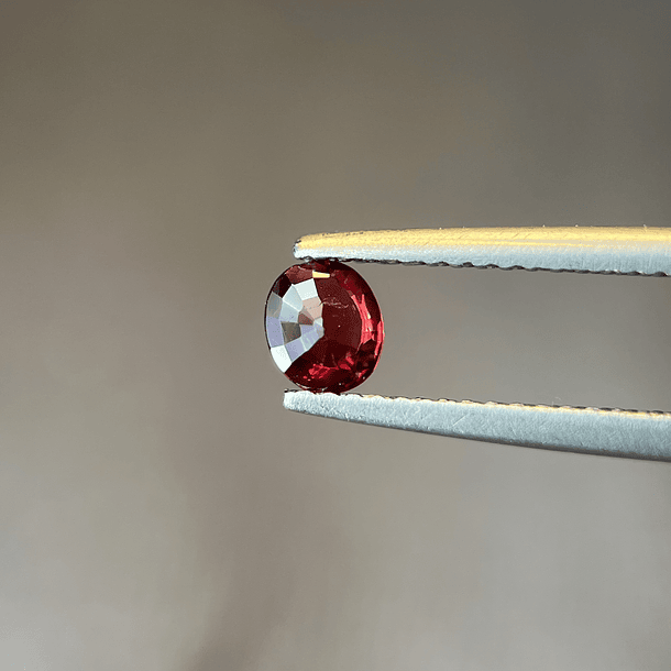 Rubí sangre de pichón natural-0.350ct-4.4x3.9x2mm  4