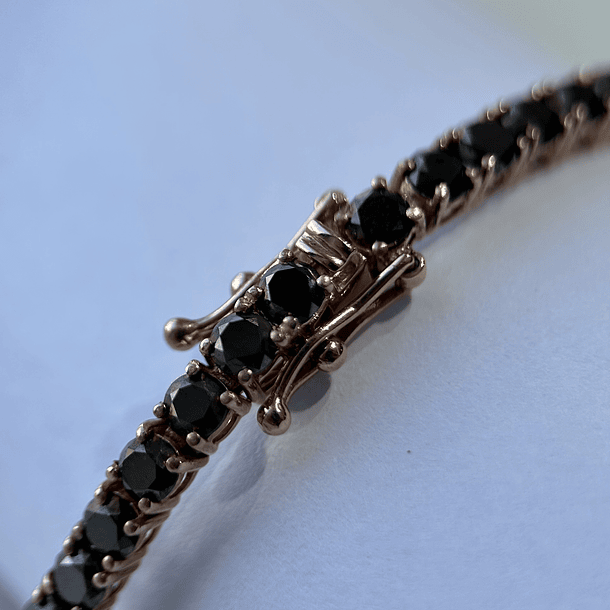 Pulsera con diamante negro 3