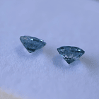 Par de aguamarinas GIA-1.10 y 1.15ct-7.04-7.11x4.16mm y 6.97-7.13x4.53mm 2