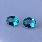 Par de Apatito color Paraíba-1.81ct y 1.79ct-8.96x6.92x4.22mm y 8.95x7.07x4.14mm 1