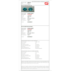 Par de Apatito color Paraíba-1.98ct y 1.68ct-8.89x6.90x4.79mm y 8.97x6.98x3.88mm 4