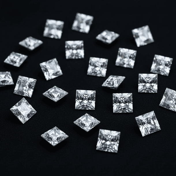 Moissanita-0.10ct-3x3mm 1