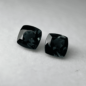 Par de Topacio london blue-3.70ct-6.9x6.9mm