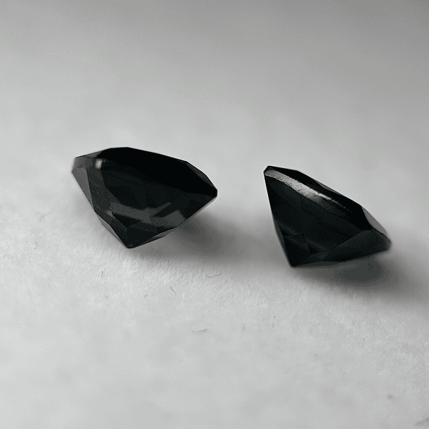 Par de Topacio london blue-3.70ct-6.9x6.9mm 2