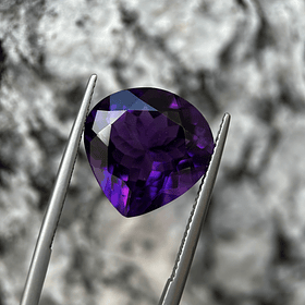 Amatista morada-7.25ct-13.9x13.6x8.1mm