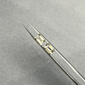 Par de berilos amarillos-3ct-7.6x5.8x4.4mm
