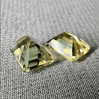 Par de berilos amarillos-3ct-7.6x5.8x4.4mm 2