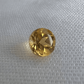 Citrino amarillo-0.90ct-6mm