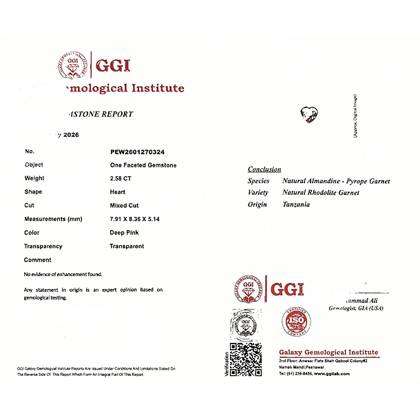 Granate rojo crimson GGI-2.58ct-7.91x8.36x5.14mm 8