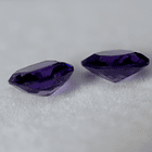Par de Amatistas moradas-7.585ct-10.9x8.9x5.3mm 2