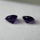Par de Amatistas moradas-3.76ct-8.8x8.8x5.2mm 3