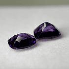 Par de Amatistas moradas-7.585ct-10.9x8.9x5.3mm 2