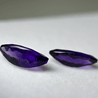 Par de Amatistas moradas-7.455ct-15.7x7.8x4.9mm 3