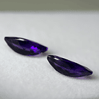 Par de Amatistas moradas-7.16ct-15.8x7.8x5.1mm 3