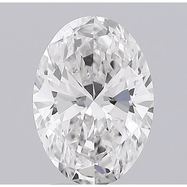 Diamante de laboratorio con Certificado en corte oval de 10.81x7.69x4.67mm con un peso de 2.51ct 