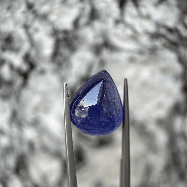 Tanzanita cabujón-14.40ct-16.7x14x7.8mm 1