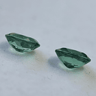 Par de topacios verdes-4.35ct-9x6.8x4.6mm 3