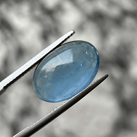 Aguamarina cabujón -8.75ct-11.4x7.3x5.9mm
